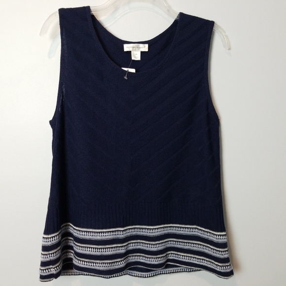 New Christopher & Banks twinset Cardigan sweater & shell set - Picture 5 of 5